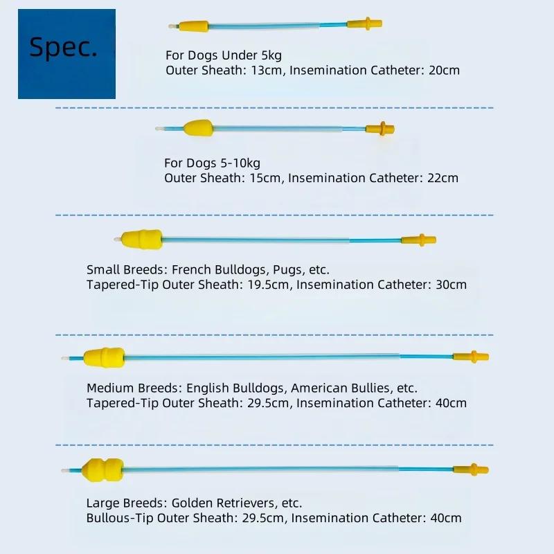 Disposable Artificial Insemination Tube Straw Catheter Canine Dog Cat Cow Sheep Semen Sets
