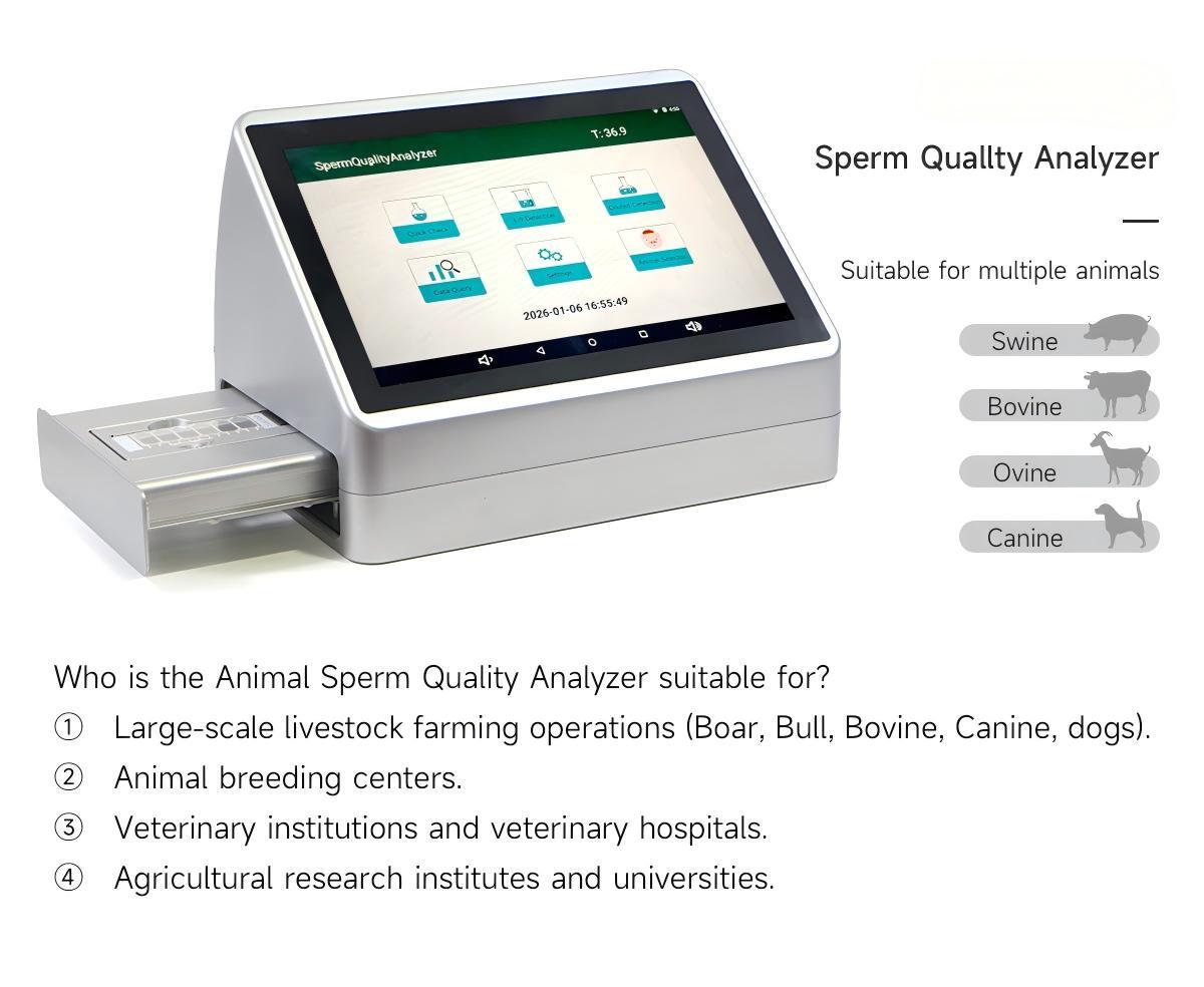 China Portable CASA Software System Sperm Quality Analysis Device for Swine Pig Boar Bovine Bull Sperm Quality Analysis